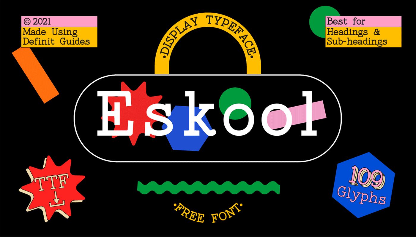 Eskool typeface