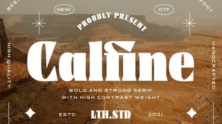 Calfine typeface