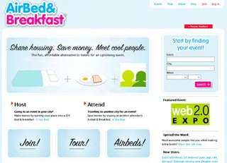 Airbnb website before