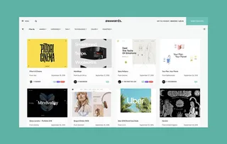 Awwwards landing page screenshot