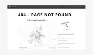 Blue path 404 page