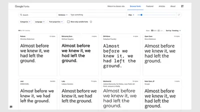 Font Alternatives thumbnail