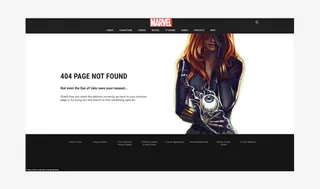 Marvel 404 page
