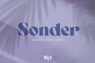 SONDER typeface