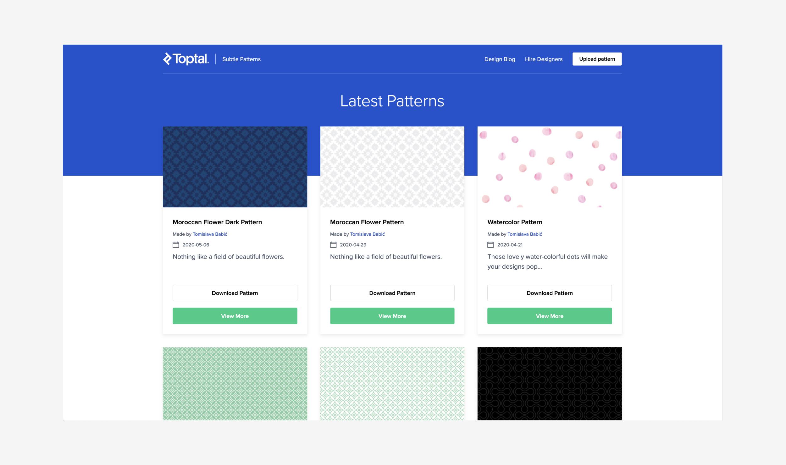 Subtle Patterns