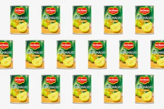 Tinned pears