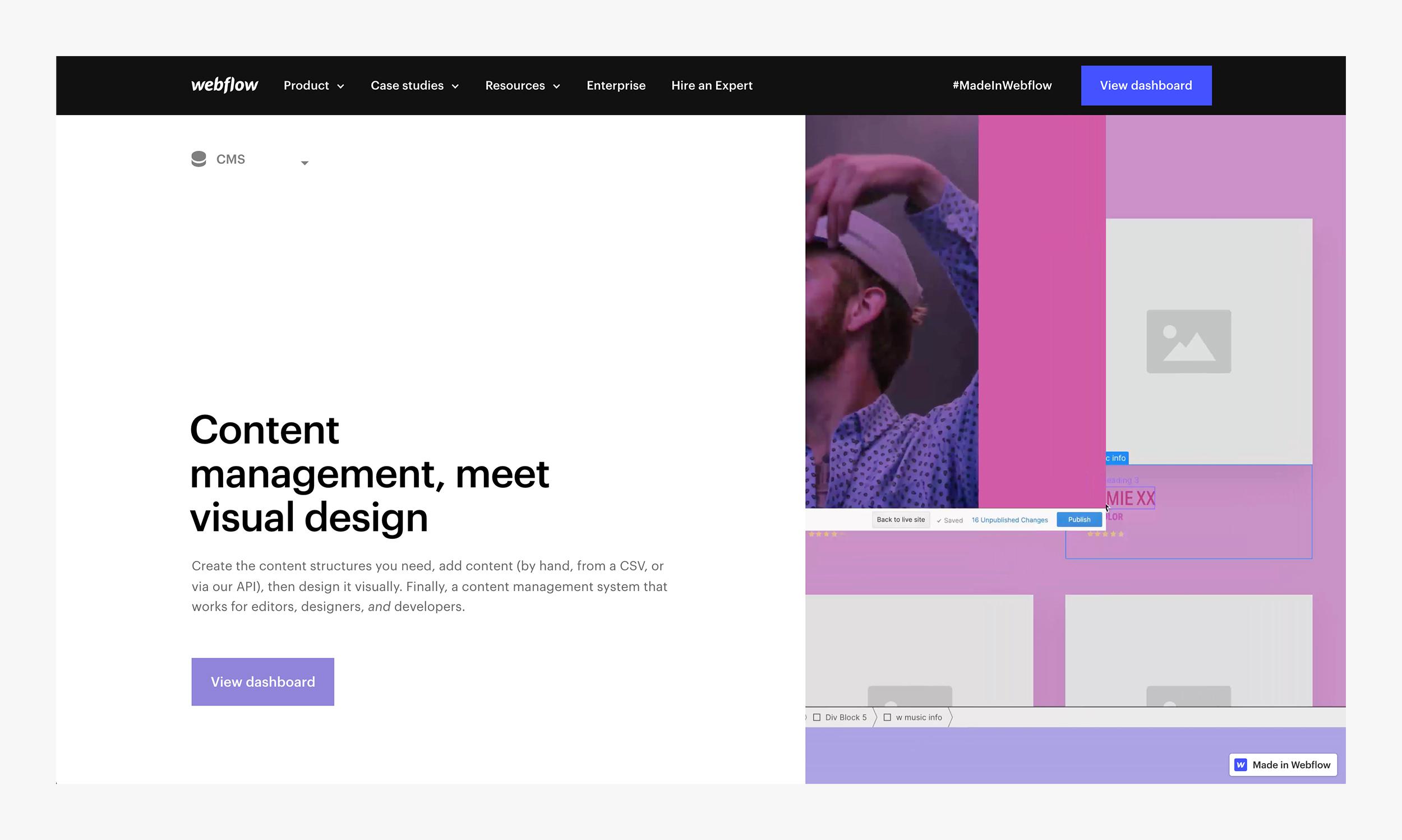 Webflow CMS