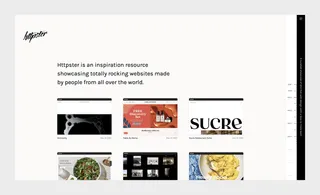 Best web design inspo sites Httpster