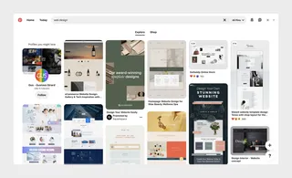 Best web design inspo sites Pinterest