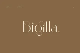 Bigilla typeface