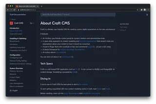 Craft documentation