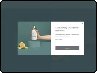 Ipad popup