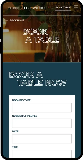 Iphone booking three little words