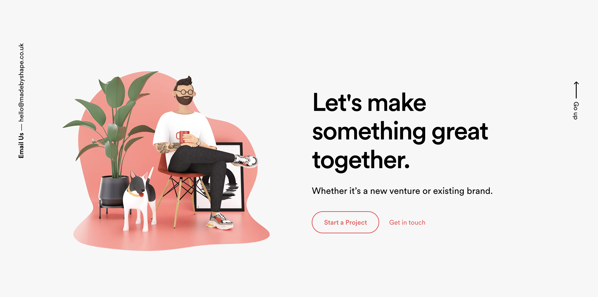 Madebyshape footer header