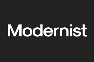 Modernist typeface