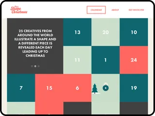 Shape christmas ipad 4