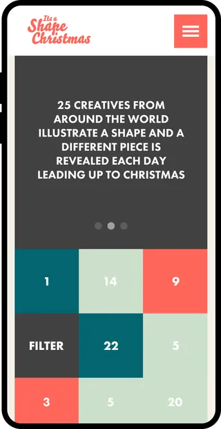 Shape christmas iphone 1