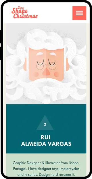 Shape christmas iphone 2