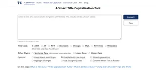 Titlecase converter
